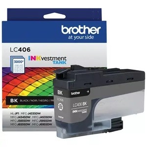Brother LC406BKS Inkjet Ink (Black) 48 ml Cartridge