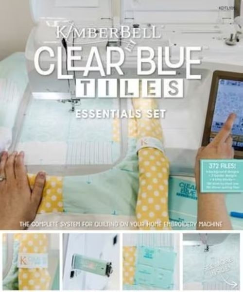 Quilting with Kimberbell Clear Blue Tiles