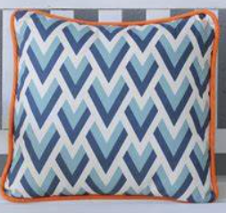 Home Decor Pillow with Piping
