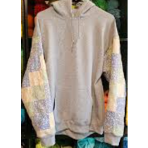 Quilted Sweatshirt Sleeves
