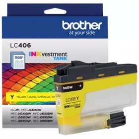Brother LC406YS Inkjet Ink (Yellow) 48 ml Cartridge